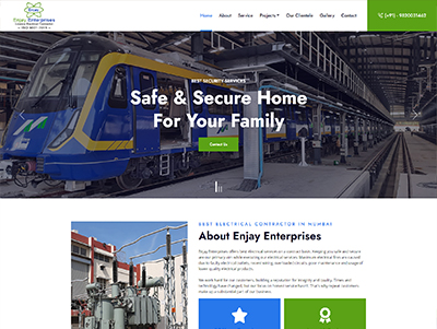 Electrical Contractors Website design & Development